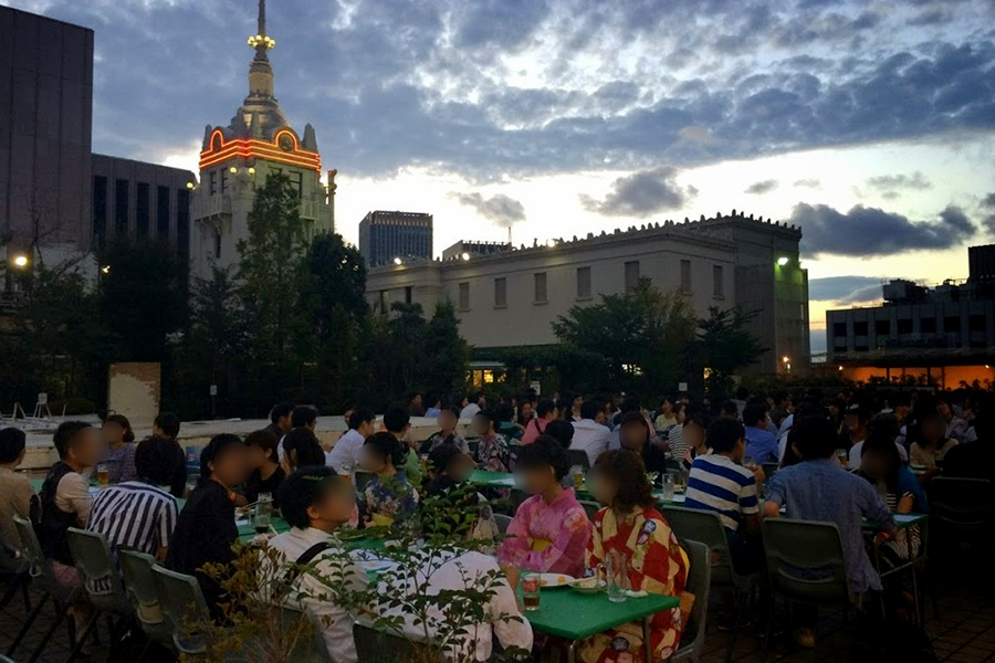 だんだん暗くなってきていい雰囲気♪