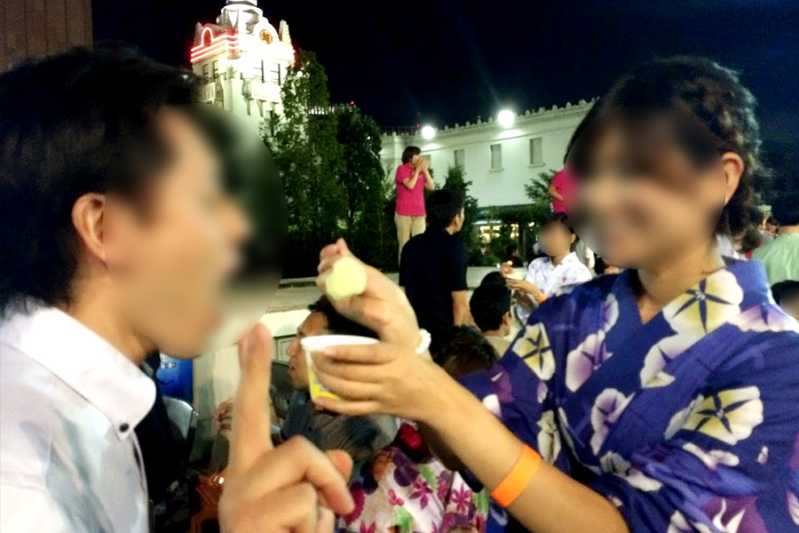 チーム対抗！アイス早食い競争！！