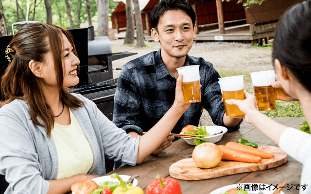 バーベキューを楽しむイメージ