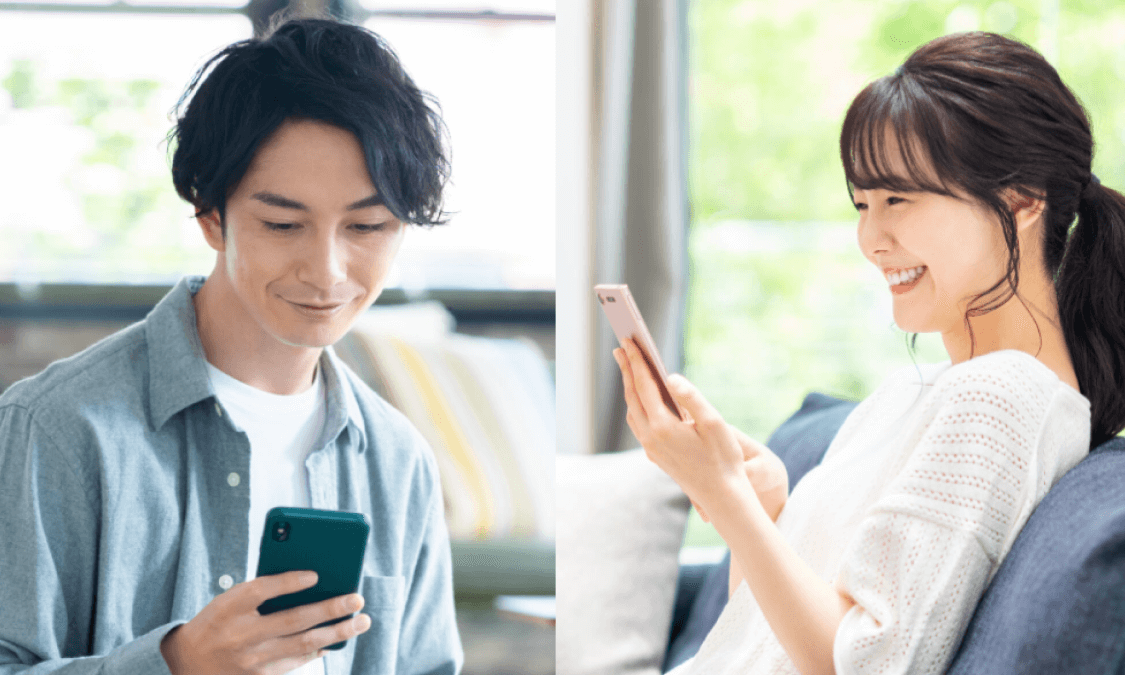 話しているお相手だけに注力できます