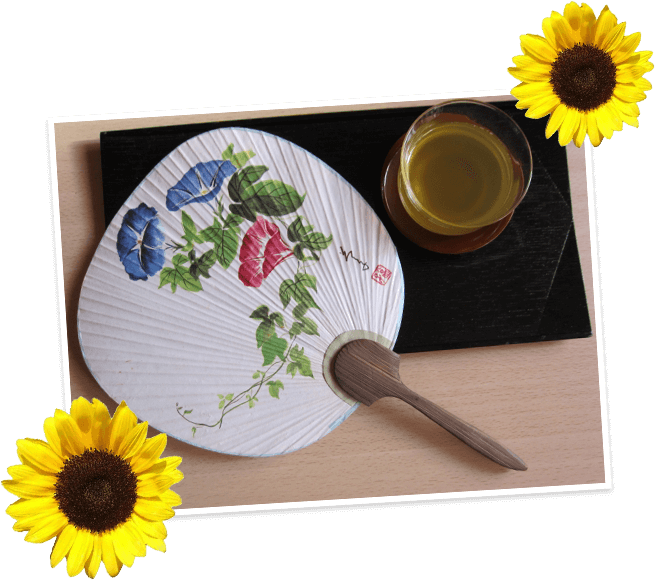 老舗『伊場仙』マイ団扇作り