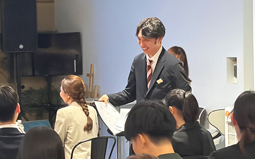 接客・接遇コンテスト2026本戦順番を待つスタッフ